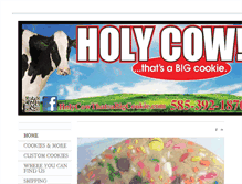 Tablet Screenshot of holycowthatsabigcookie.com